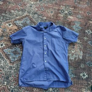 Men's JCrew short-sleeve button-up dress shirt